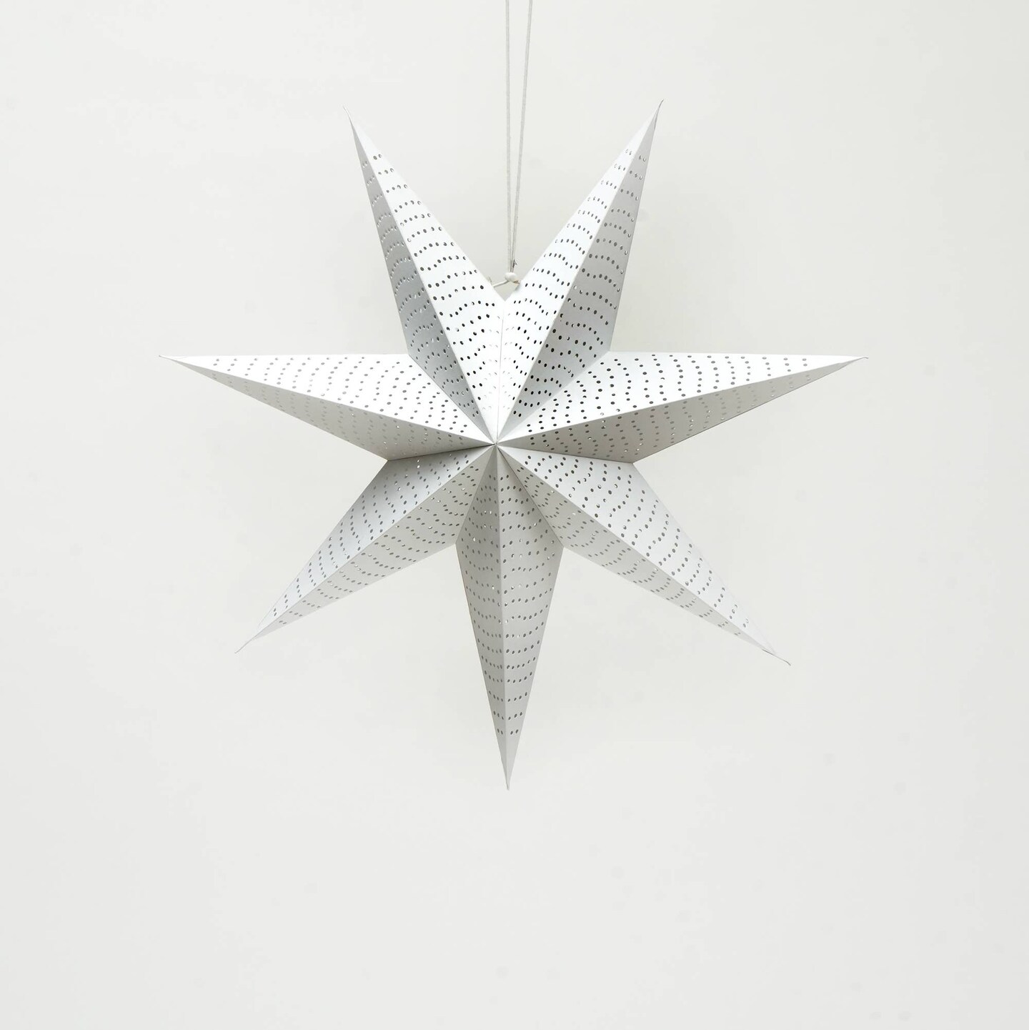 Handmade Paper Star 46 Cm (Dia) - White