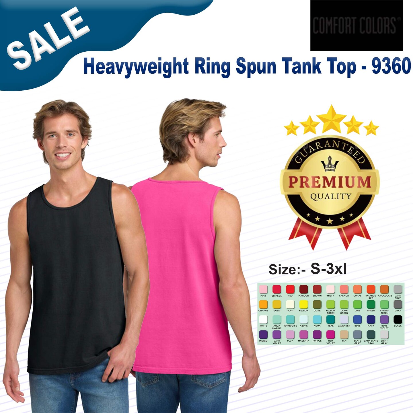 Comfort Colors &#xAE; Heavyweight Ring Spun Tank Top