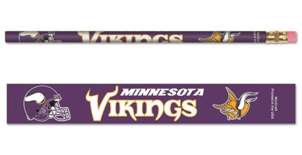 WinCraft Minnesota Vikings 6-Pack Pencils