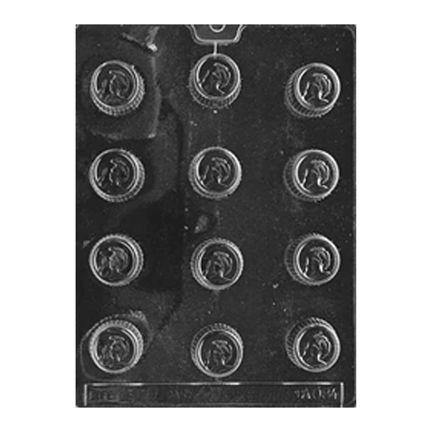Trojan Round Chocolate Mold