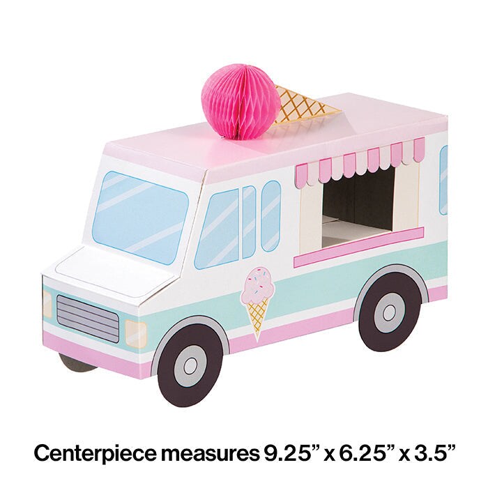 6 pc Bulk Ice Cream Party Centerpieces