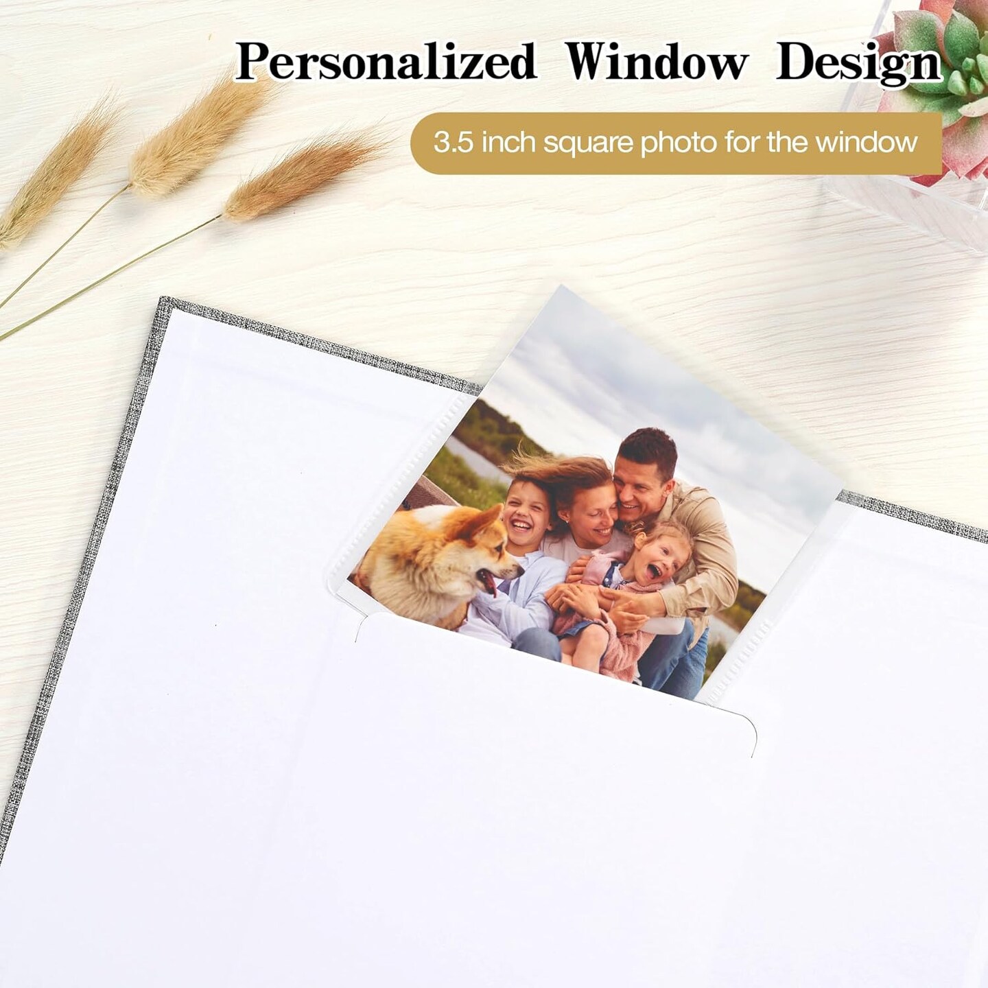 DIY Scrapbook Photo Album with 20 Plastic Sleeves 40 Pages Linen Cover 3 Ring Folder Binder for Wedding Baby Family and DIY Projects (Green)
