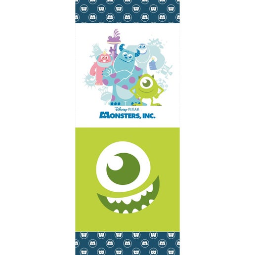 Disney Panel Collection - Monsters Inc Half Panel - Multi