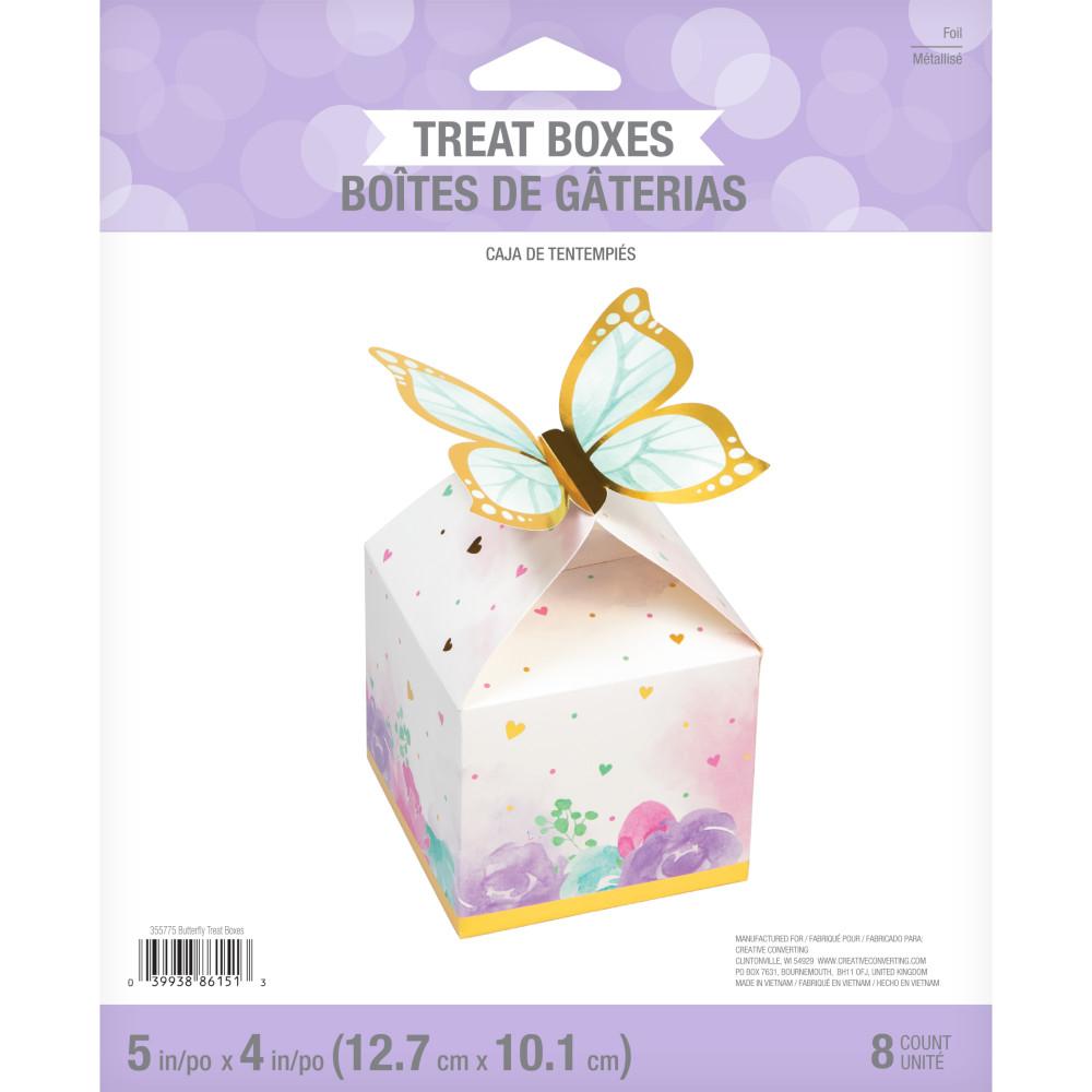 48 pc Bulk Butterfly Shimmer Favor Boxes