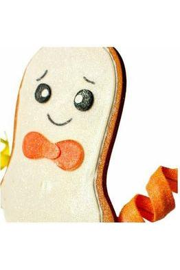 24&#x22; Ghost Cookie Spray: Candy Corn