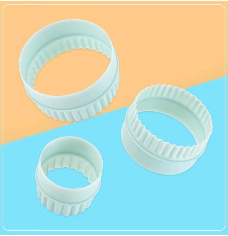 Cookie Cutters, 8 PCS Ideal Biscuit Cutter Tool, Highly Versatile Round &#x26; Circle Cutter, Perfect for Creating Unique Shaped Biscuits and Cookies