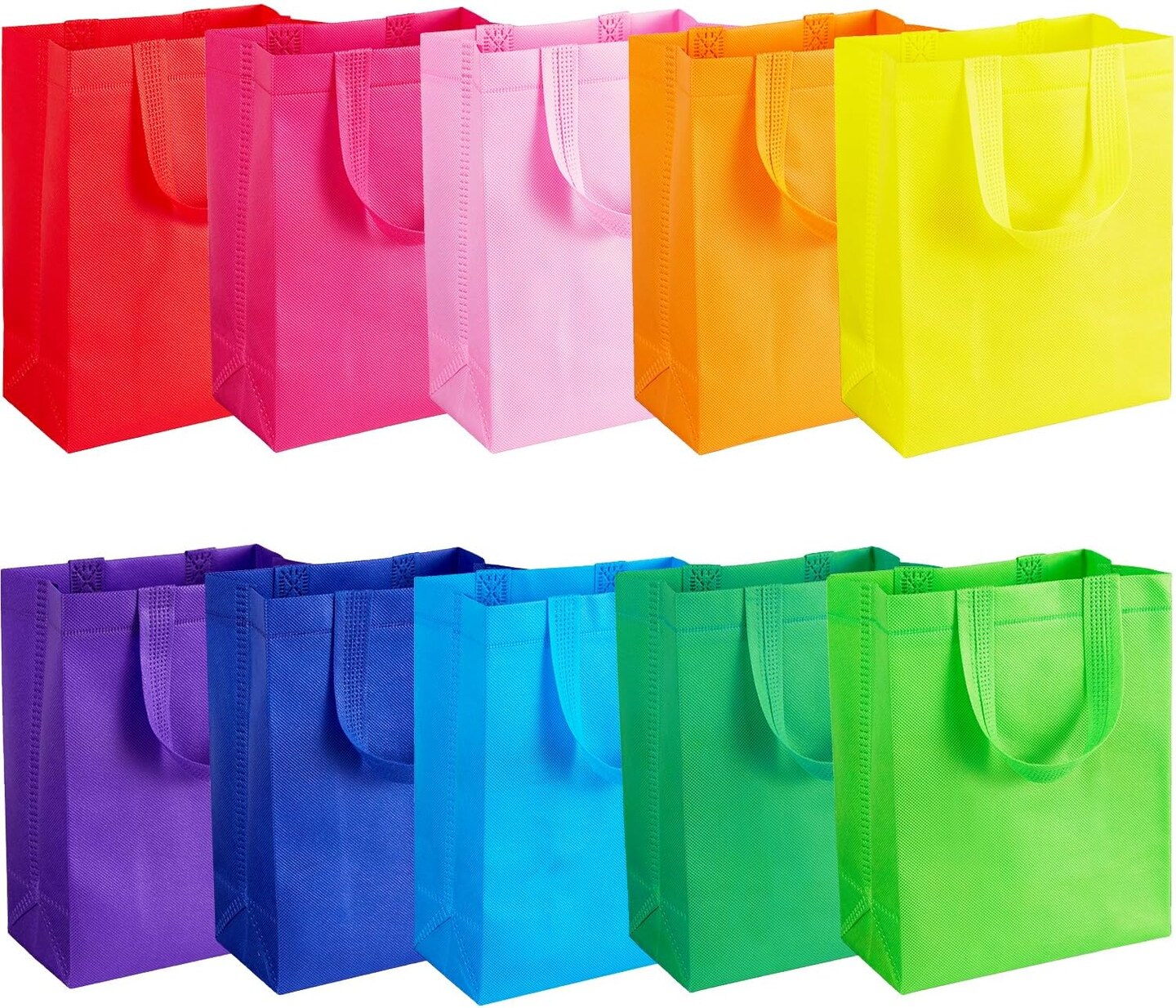 20pc Gift Bags, Medium Size, Reusable Goodie Bags with Handles for Party Favors