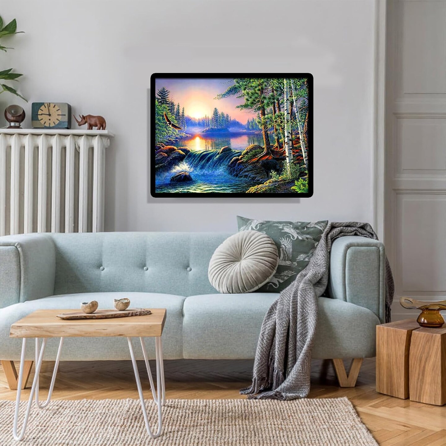 MAXBYE 5D Diamond Painting Kits Pour Adulte, Paysage Montagne