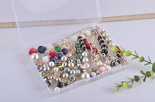 Charms for Socks 50pcs Brooches and Pins for Women Brooch Pins Button Pins Rhinestone Pearl bling Gold Junk Sock Jewelry Charms Brooch Pins Bulk Decorative Safety Pins for Shoes Clothes Hats Pant