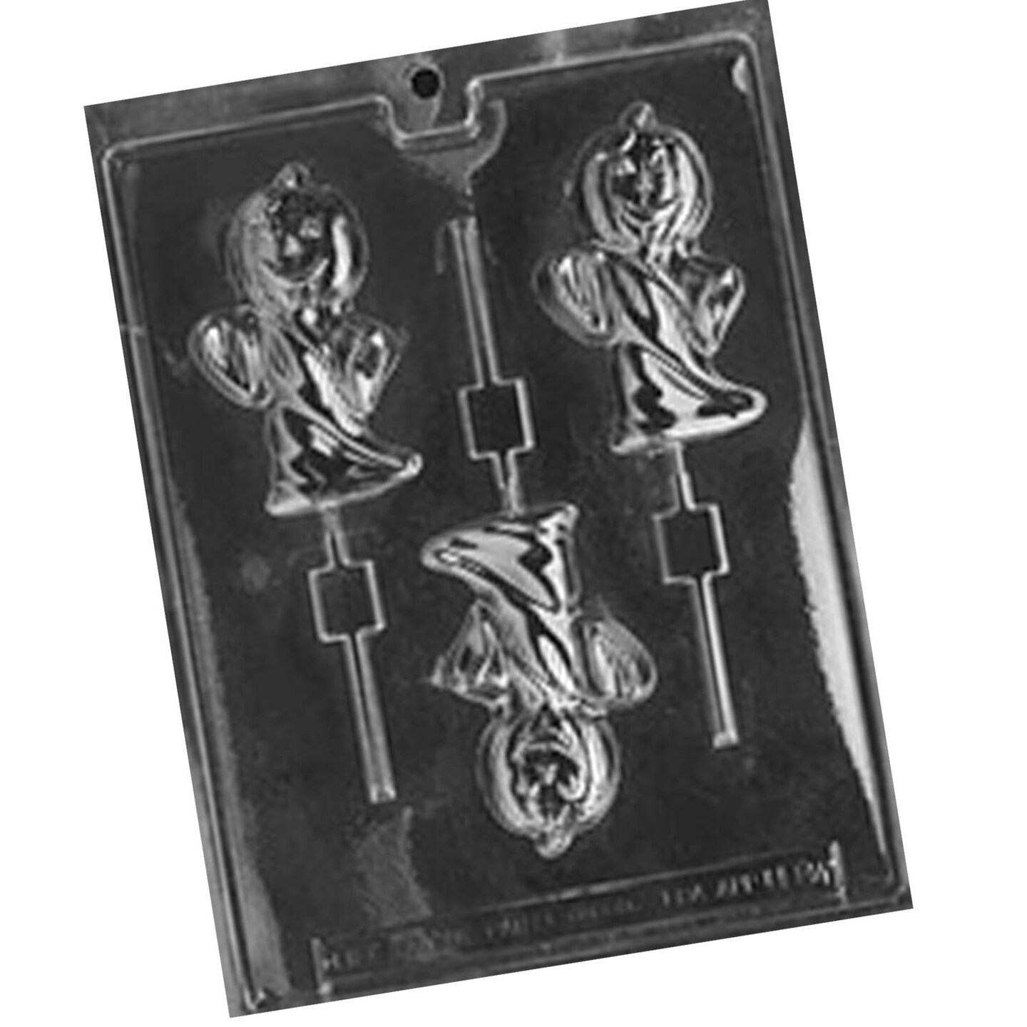Ghost With Pumpkin Head Lolly Chocolate Mold