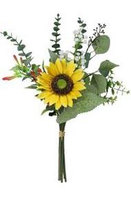 17&#x22; Sunflower/Eucalyptus Bouquet