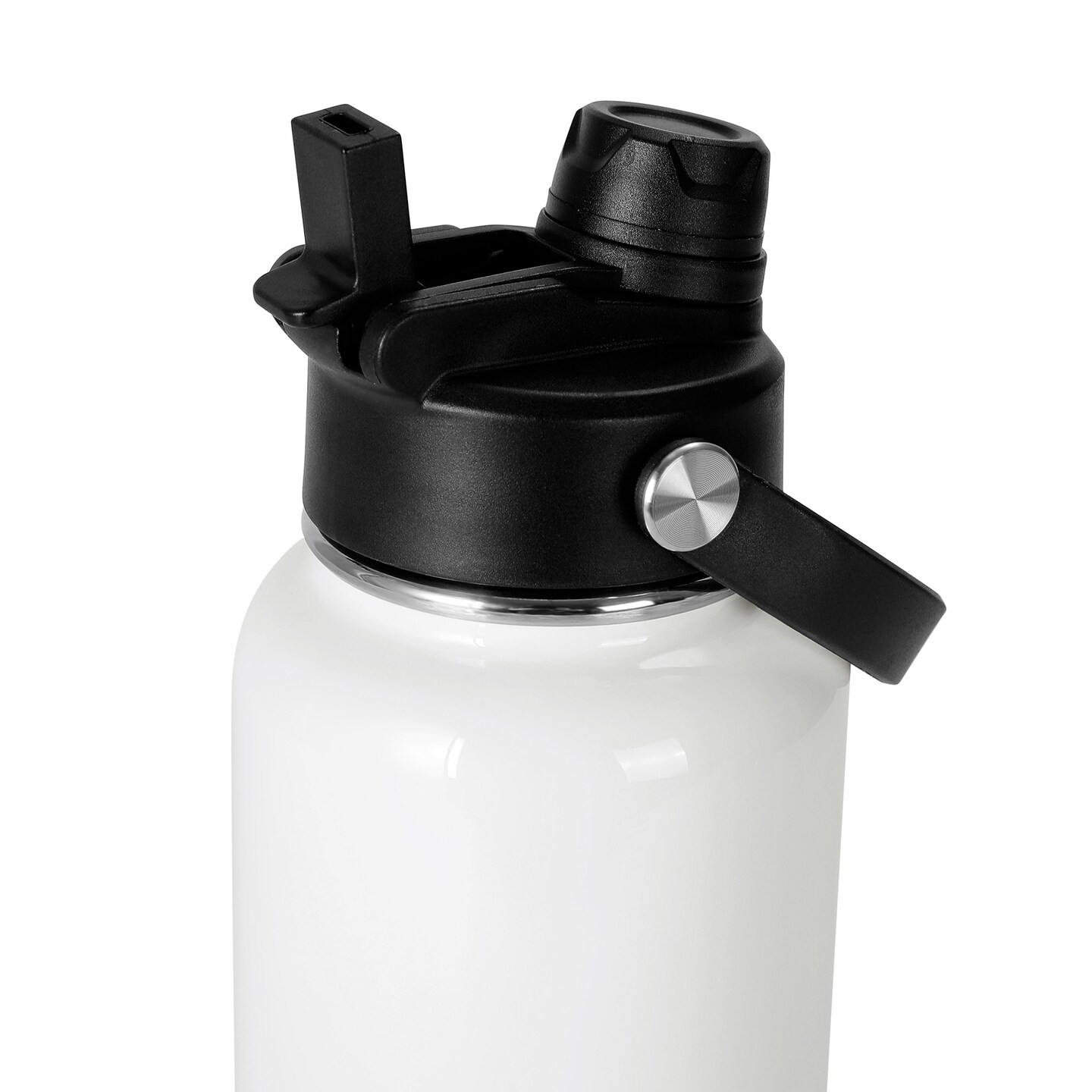 Makerflo 32 oz Sublimation Hydro Water Bottle with 2-in-1 Lid | Craft-Ready for DIY Gifts &#x26; Personalization (Sublimation, Epoxy, UV DTF, Vinyl, and Laser Engraving)