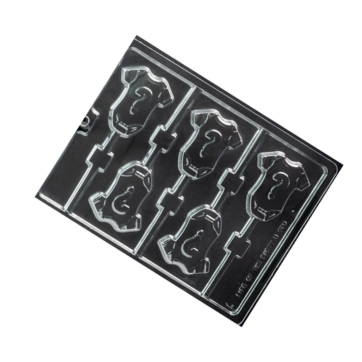 Question Mark Onesie Chocolate Lolly Mold