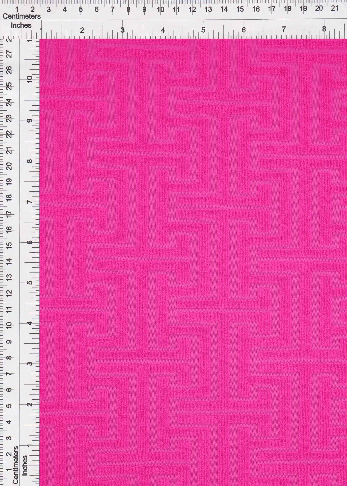 1 Yard Towel Jacquard Knit Fabric 58/59″ Wide Polyester Spandex Blend Ideal For Clothing