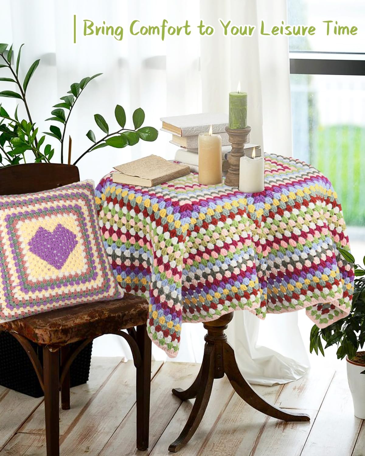 Crochet Granny Squares Blanket Kit