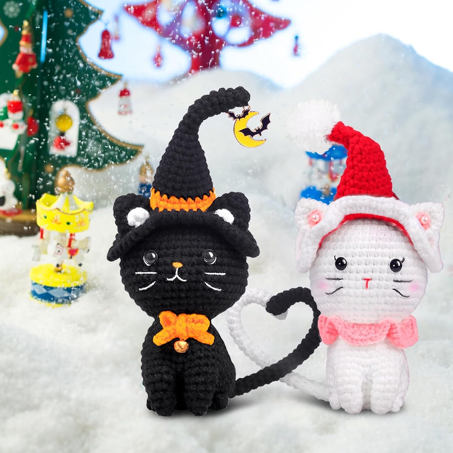 Crochet Kit for Beginners - 2PCS Cat Crochet