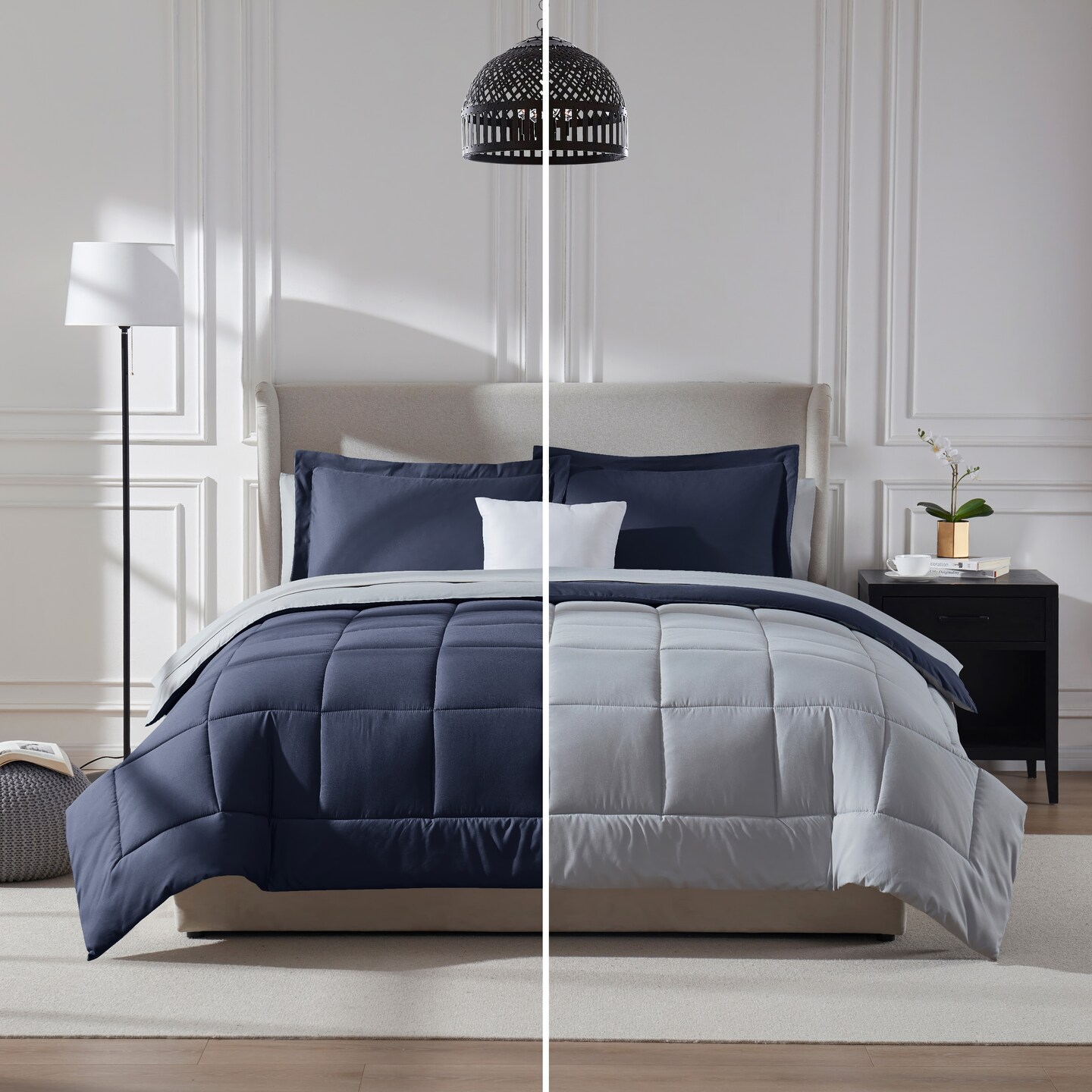 Nestl Reversible Bed in a Bag with Set of 2 Cooling Pillow