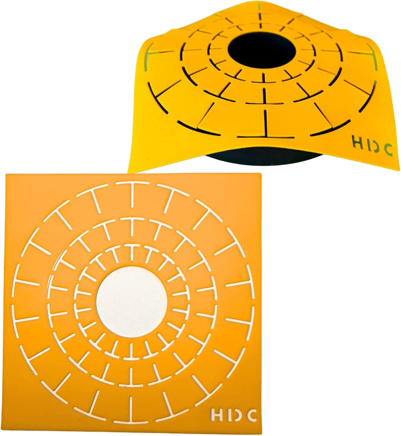 Mandala Dotting Stencils for Tea Light Candle Holders – 2 Pack Silicone Templates (12 & 18 Segment Guides) for Resin Casting, Dot Art & Mandala Pattern Making | Happy Dotting Company