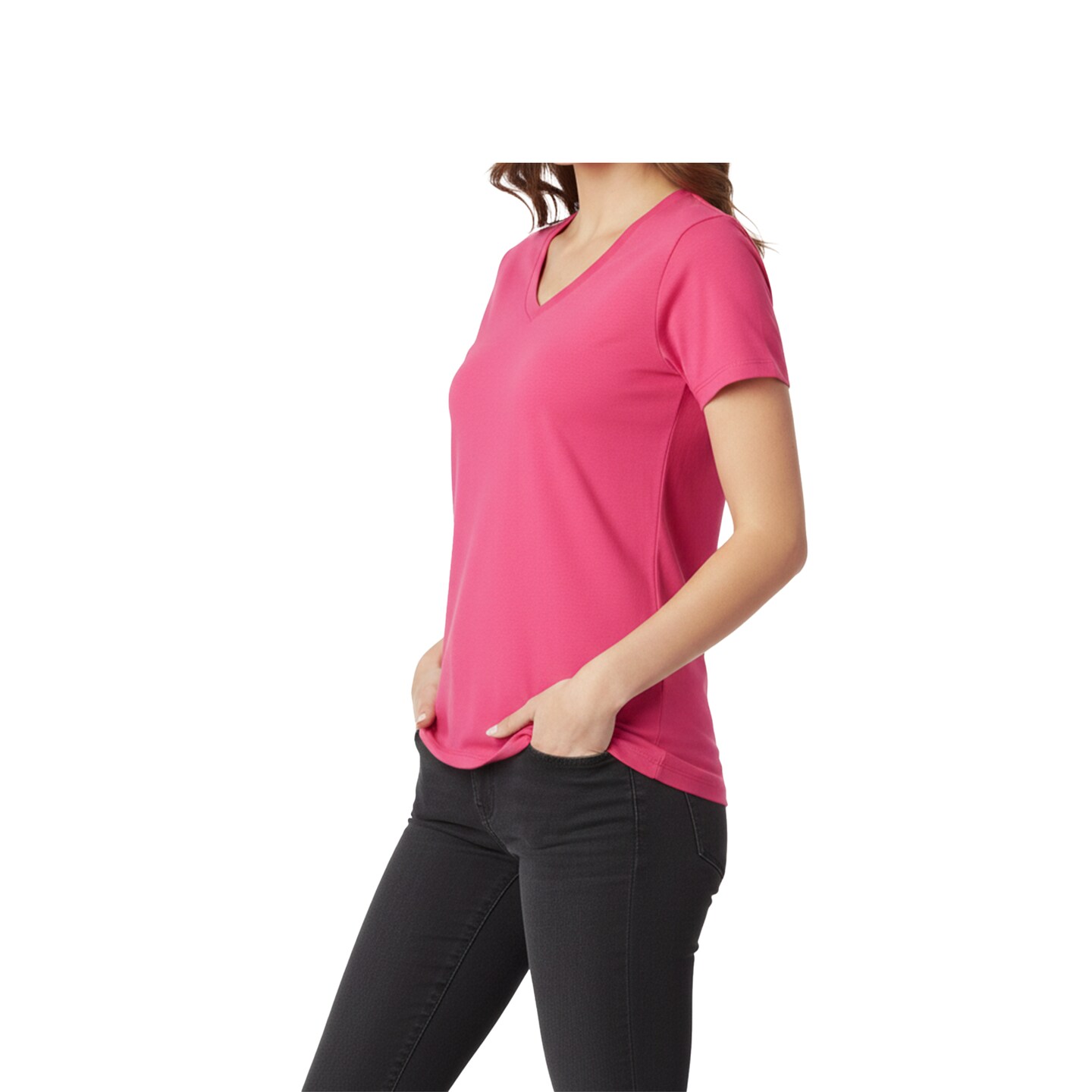 Gildan Women’s Heavy Cotton V-Neck Blank Craft T-Shirt – Cricut & Paint Ready