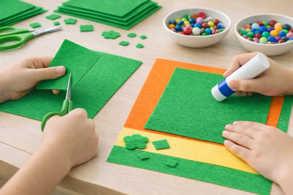 Premium Felt Sheets – 22 Vibrant Colors for Crafts, DIY, and School Projects