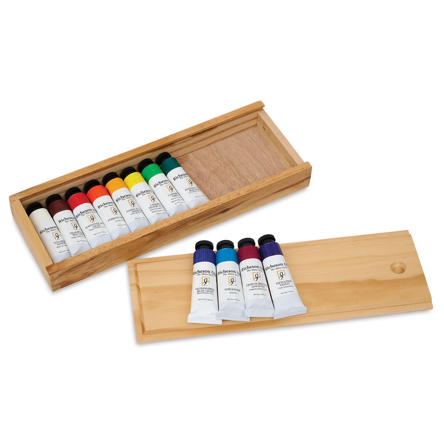 Shiva Signature Artist Oil Colors - Set of 12, Jason Polin's Chromatic Colors, 37 ml