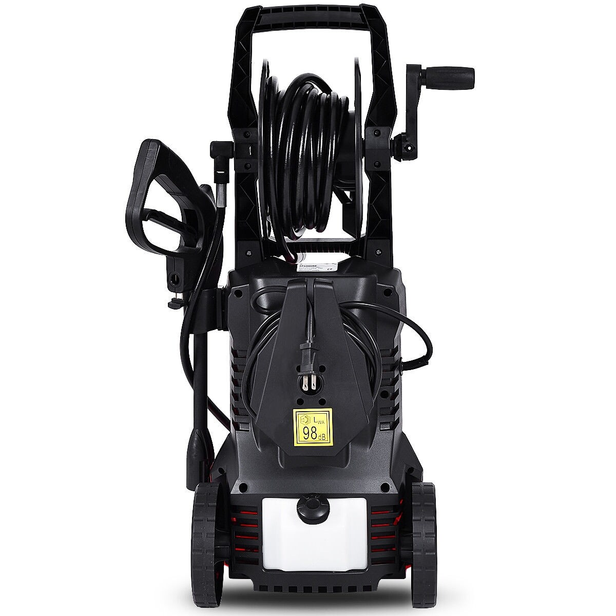 2000W Electric Pressure Washer 3000PSI Adjustable Spray for Driveway Deck Car