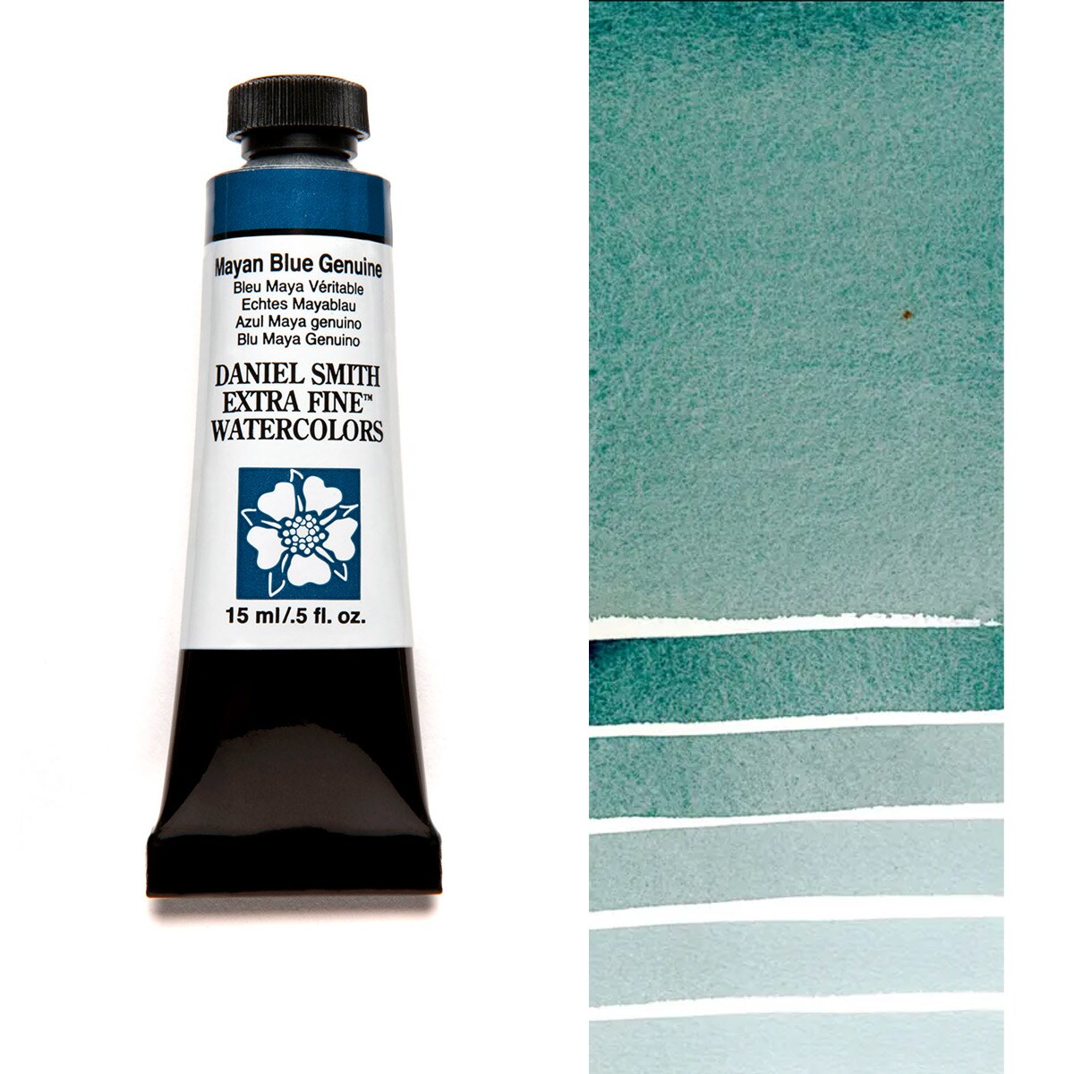 Daniel Smith Extra Fine Watercolors - Mayan Blue Genuine, 5 ml Tube