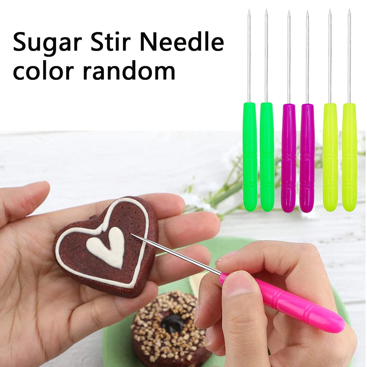 122 Pieces Tipless Piping Bags - 100pcs Disposable Piping Pastry Bag for Royal Icing/Cookies Decorating - 10 Pastry Bag Ties,10 Clips &#x26;2 Scriber Needle - Best Cookie/Cake Decorating Tools (14 inch)
