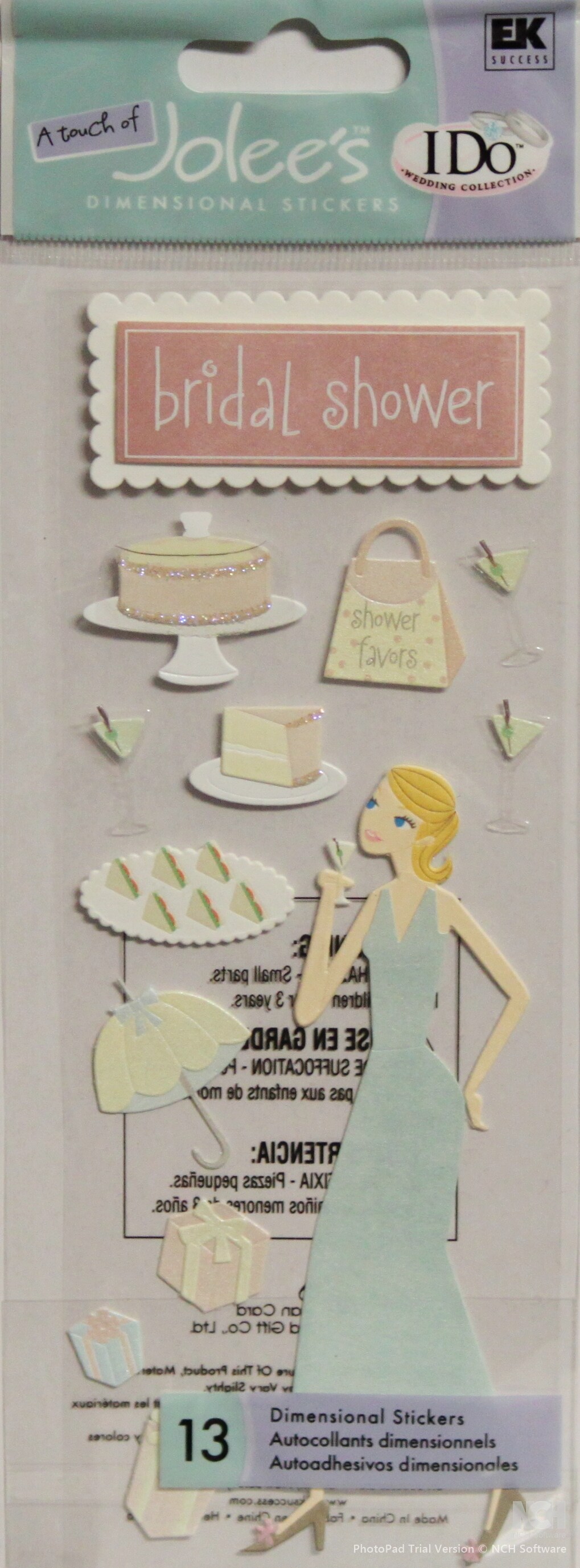 Jolee&#x27;s Boutique Bachelorette Fun Dimensional Stickers