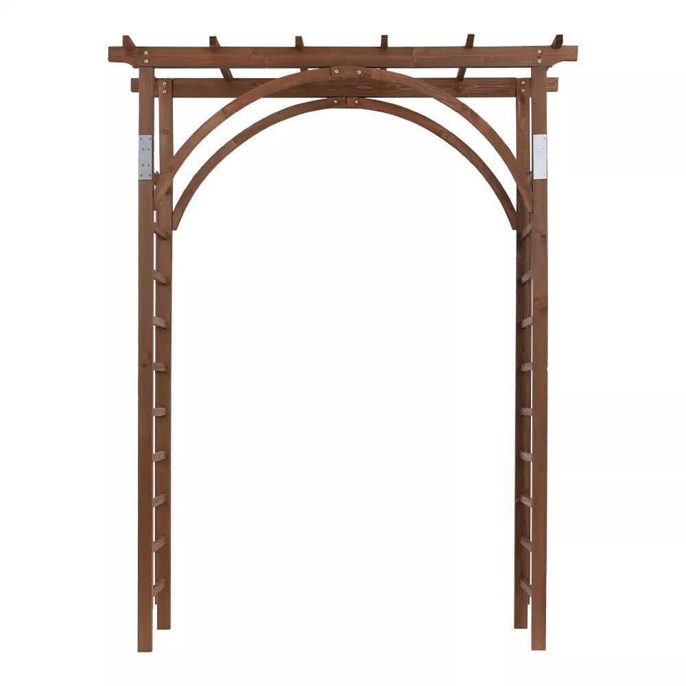 Wooden Garden Arch Pergola Trellis for Climbing Plants