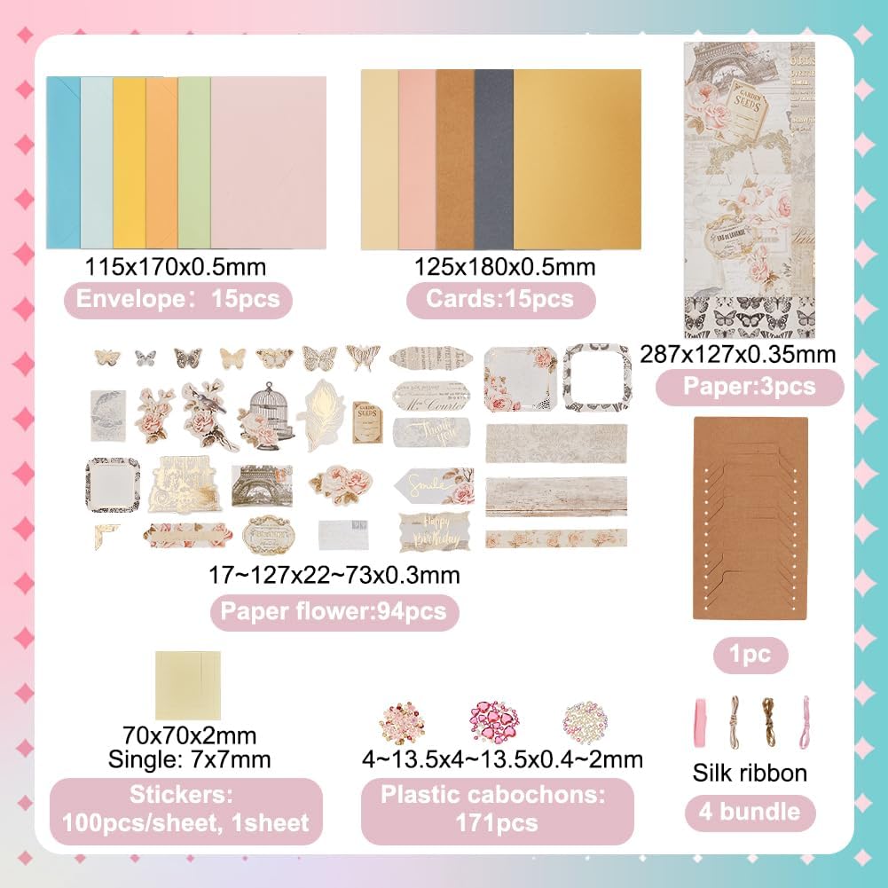 Card Making Kits, Handmade Greeting Card Sets Make Your Own Card Crafts for Thanksgiving Birthday Present Classroom Exchange