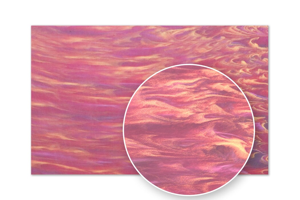 WaterColor Acrylic 2.6mm (1/8th Inch), 12x19 inch | CO2 Laser & CO2 Glowforge Ready, Special Pattern Cast Acrylics, Craft Closet Brand