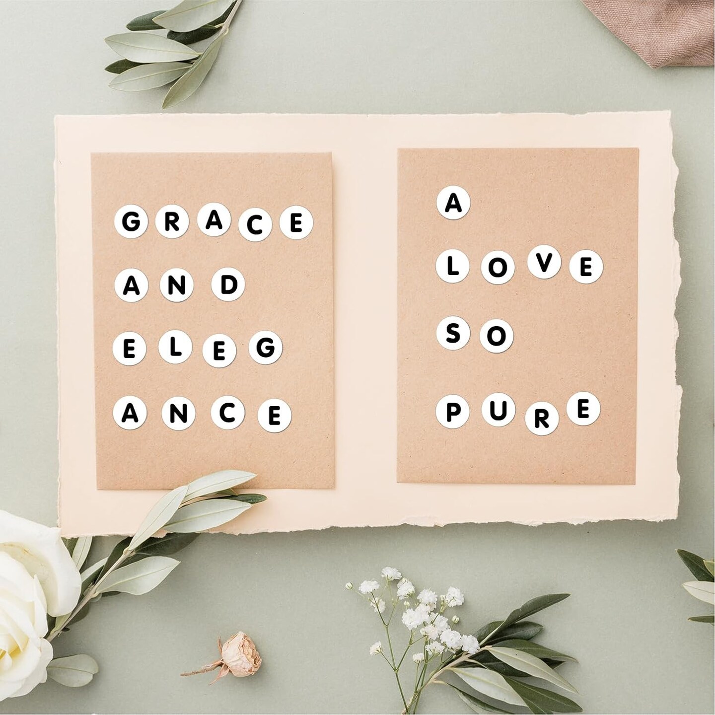 840PCS Mini ABC Stickers 0.5 Inch &#x2013; 5 Sheets Black Self Adhesive Vinyl Alphabet Letters for ABC Stickers for DIY Crafts Art Making Kids Crafts, Home Decor, Labeling, Scrapbooking &#x26; Cards&#xFF08;Black&#xFF09;