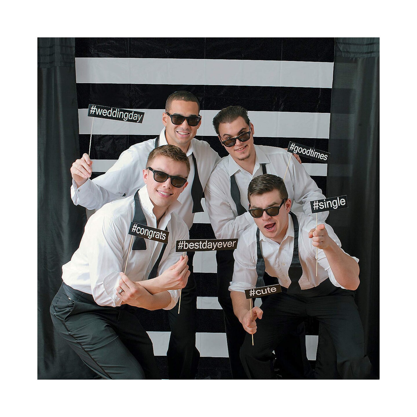 5 1/2&#x22; Adults Black Plastic Nomad Sunglasses 12 Pieces