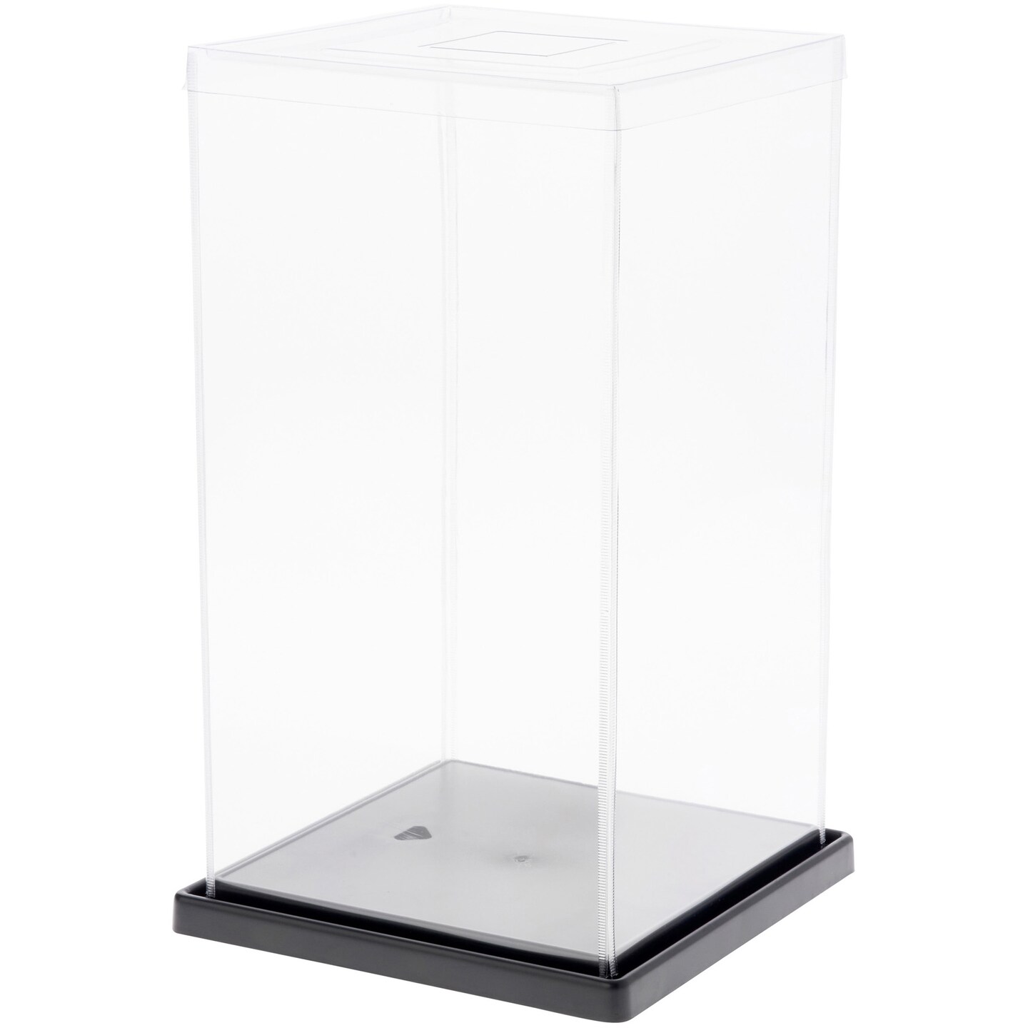 ExpoCase Plastic Folding Display Cover for Dolls, 6.5" W x 6.5" D x 12.125" H