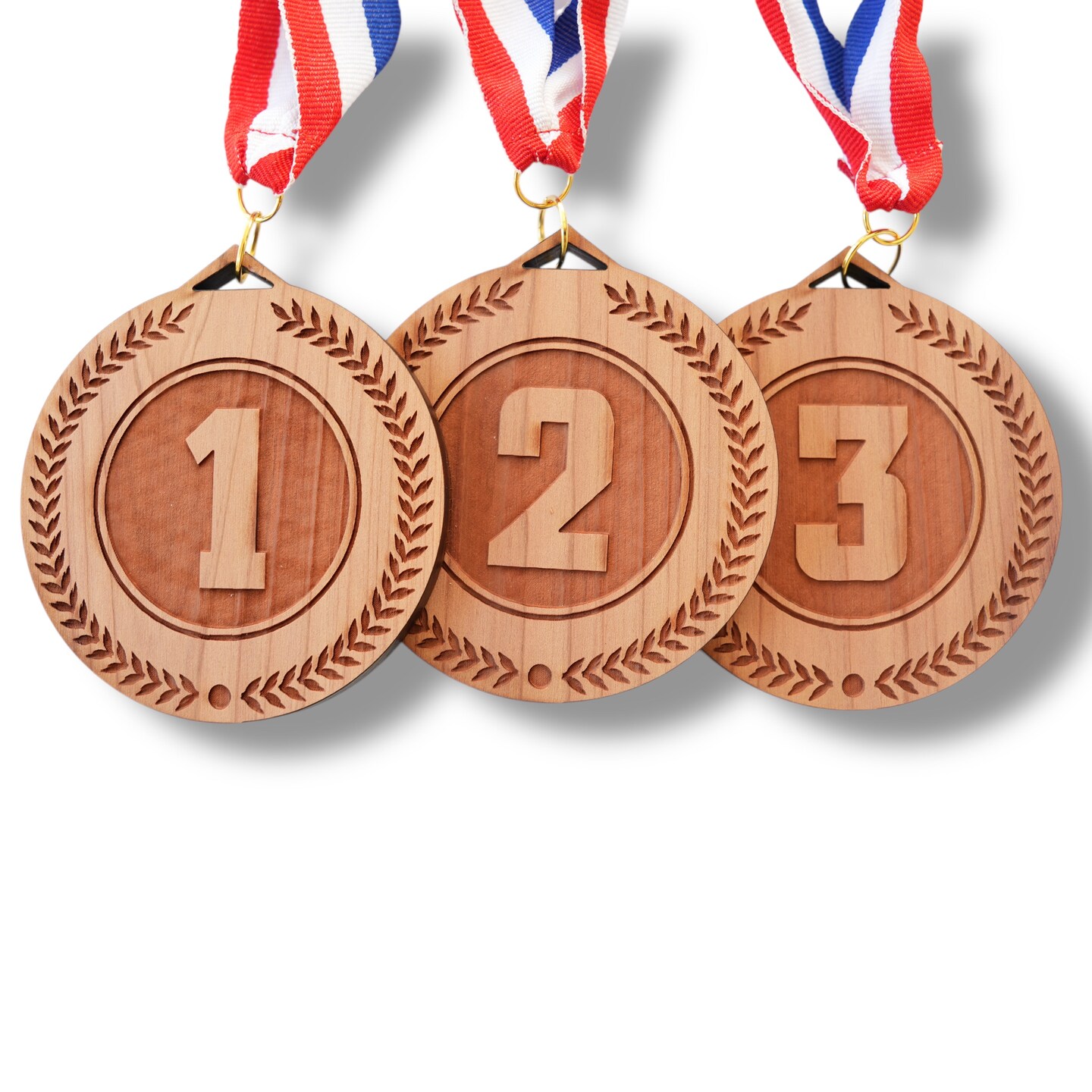 Award - 1st 2nd &#x26; 3rd Place Standard Medals - Cedar