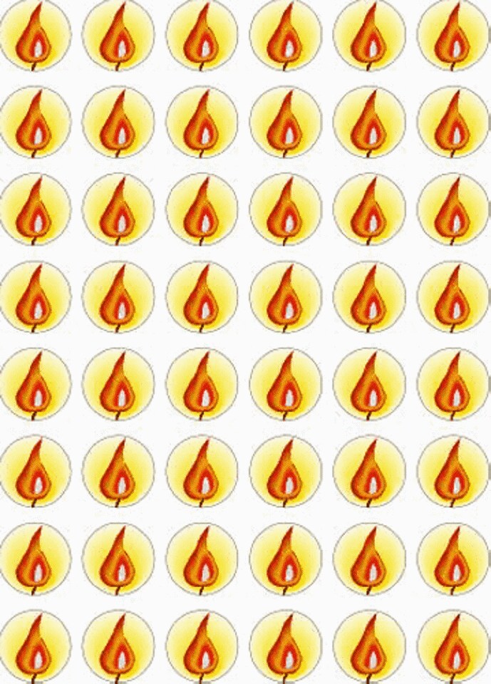 Flame Stickers – Red & Orange Flame Icons for Crafts, Scrapbooking & Classroom Rewards