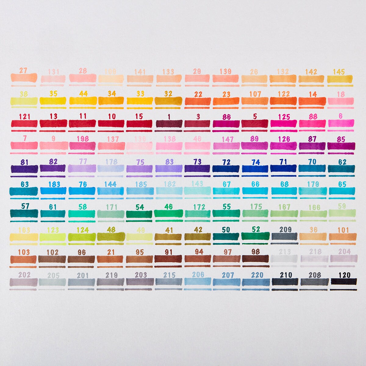 KINGART&#xAE; PRO Double-Ended Art Alcohol Markers, 120 Colors with Both Fine &#x26; Chisel Tips and Superior Blendability