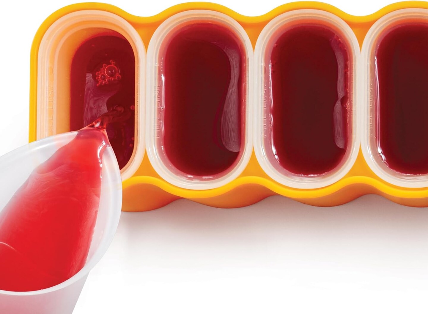 Mod Pops, 6 Classic Popsicle Molds in One Compact Tray With Sticks and Drip Guards, Easy-Release, BPA-free