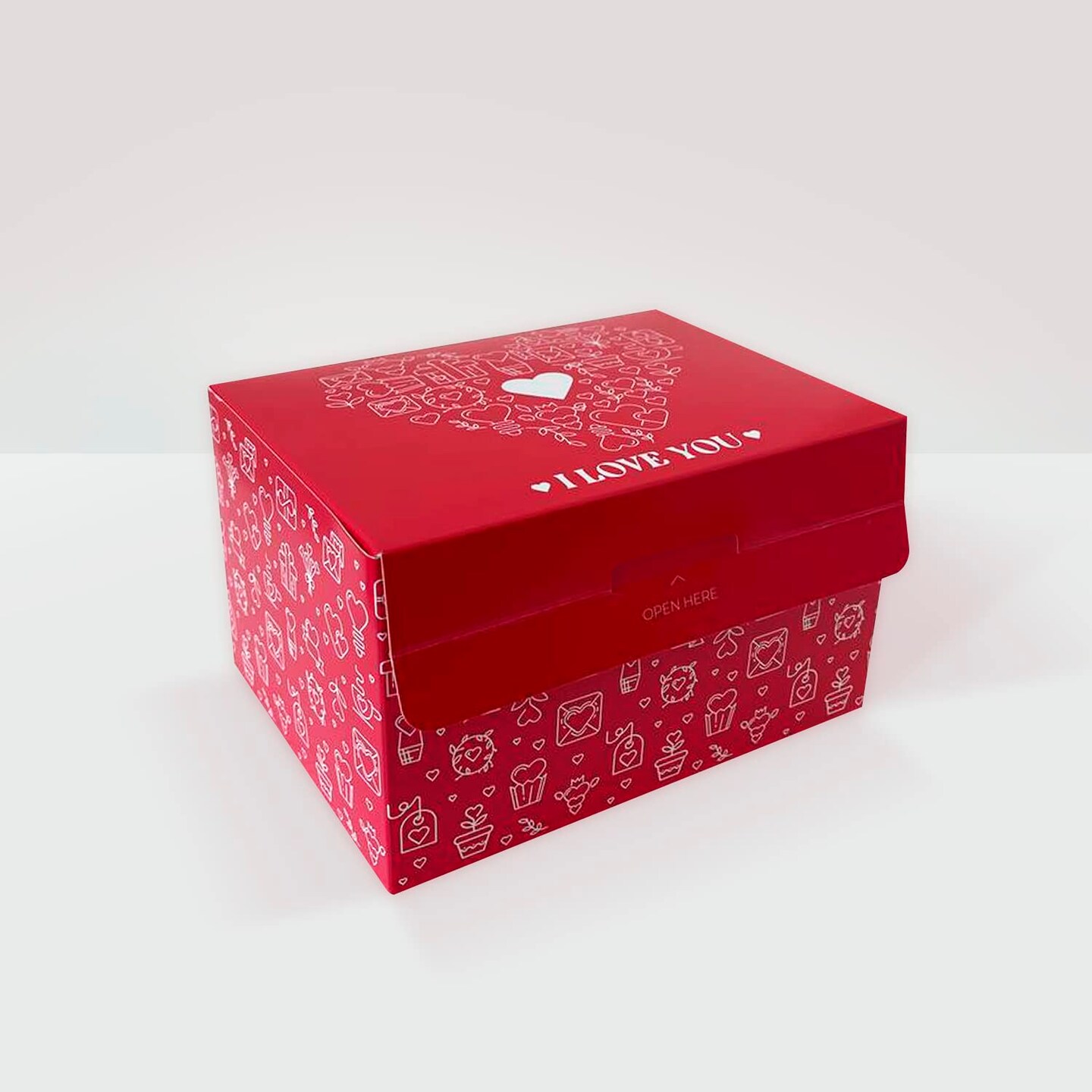 Love Gift Box Exploding Confetti (Love Heart) 7.1x5.5x4.3 inches, Surprise Romantic Pop up, Valentine's Day, Mother's or Father's Day