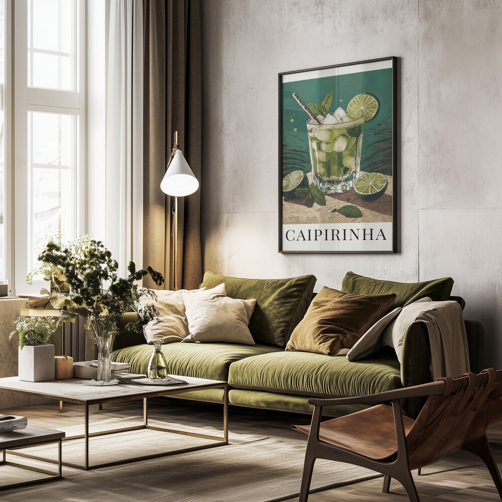 Caipirinha - Andreas Magnusson 24x36 Black Framed Art | Home or Office Art
