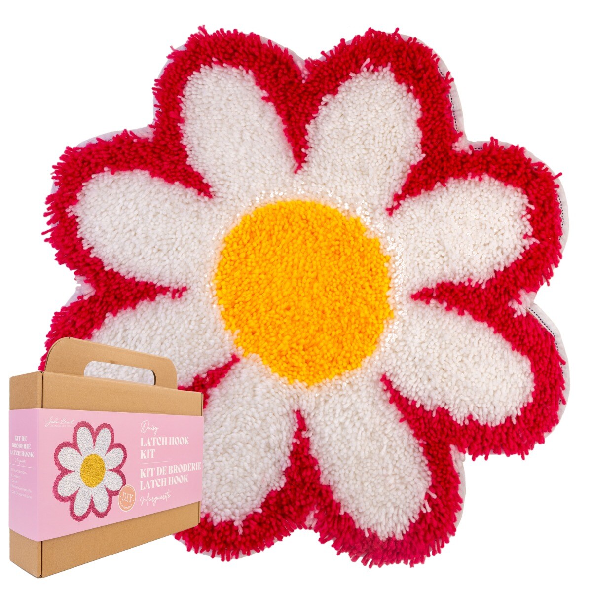 John Bead Rug Latch Hook DIY Kit for Beginners