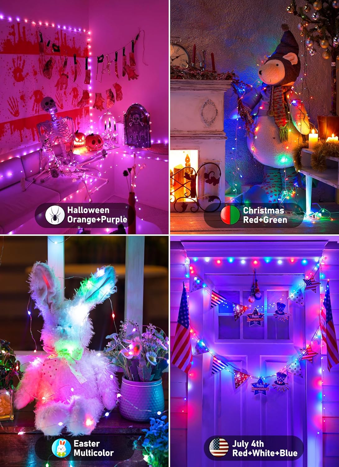 33FT 100 LED String Light with Remote - Color Changing
