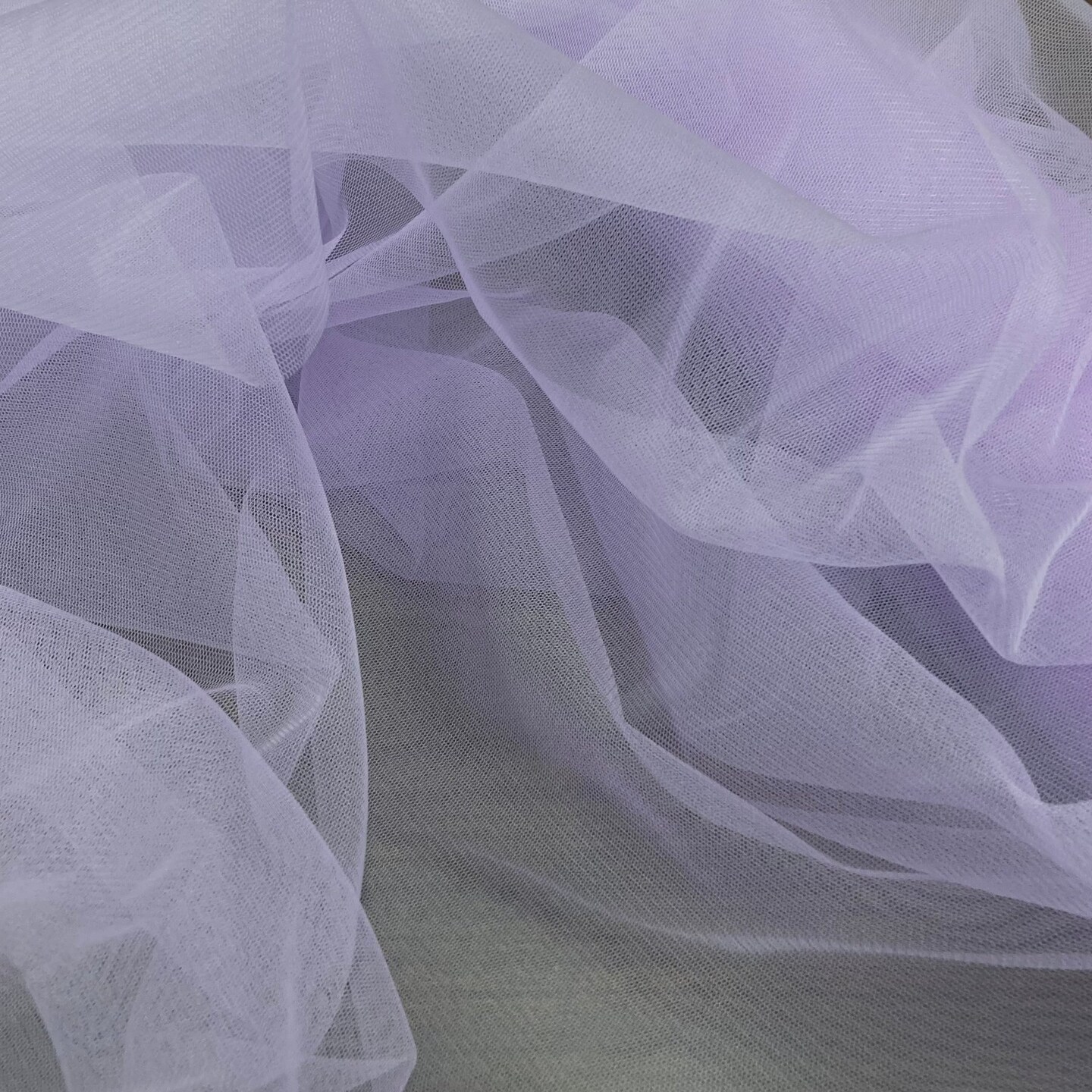 1 Yard 2-Way Stretch Nylon Net Mesh Fabric, 60" Width Lightweight Sheer Mesh for Gowns, Dancewear & Costumes