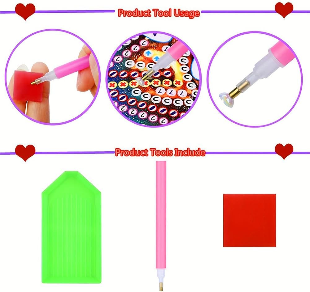 Christmas Diamond Painting Kits Special Shaped Rhinestones Winter 5D