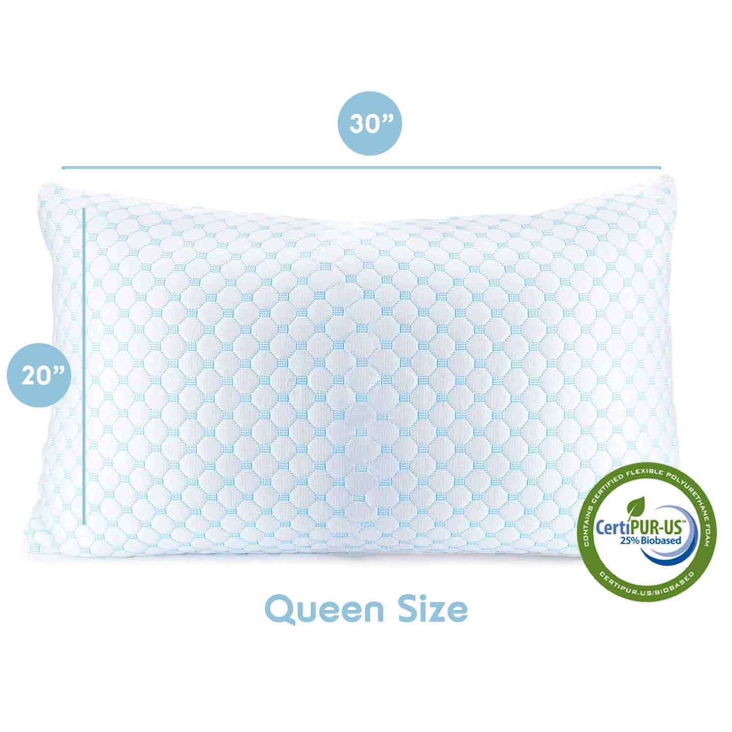 Nestl Reversible Bed in a Bag with Set of 2 Cooling Pillow
