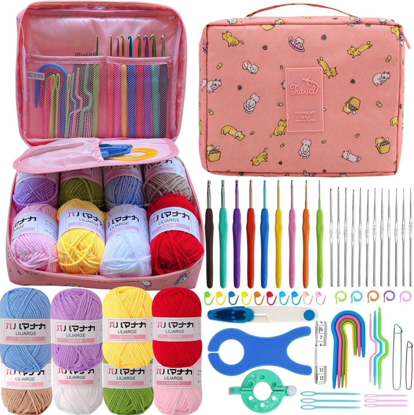 Crochet Kits with Yarn