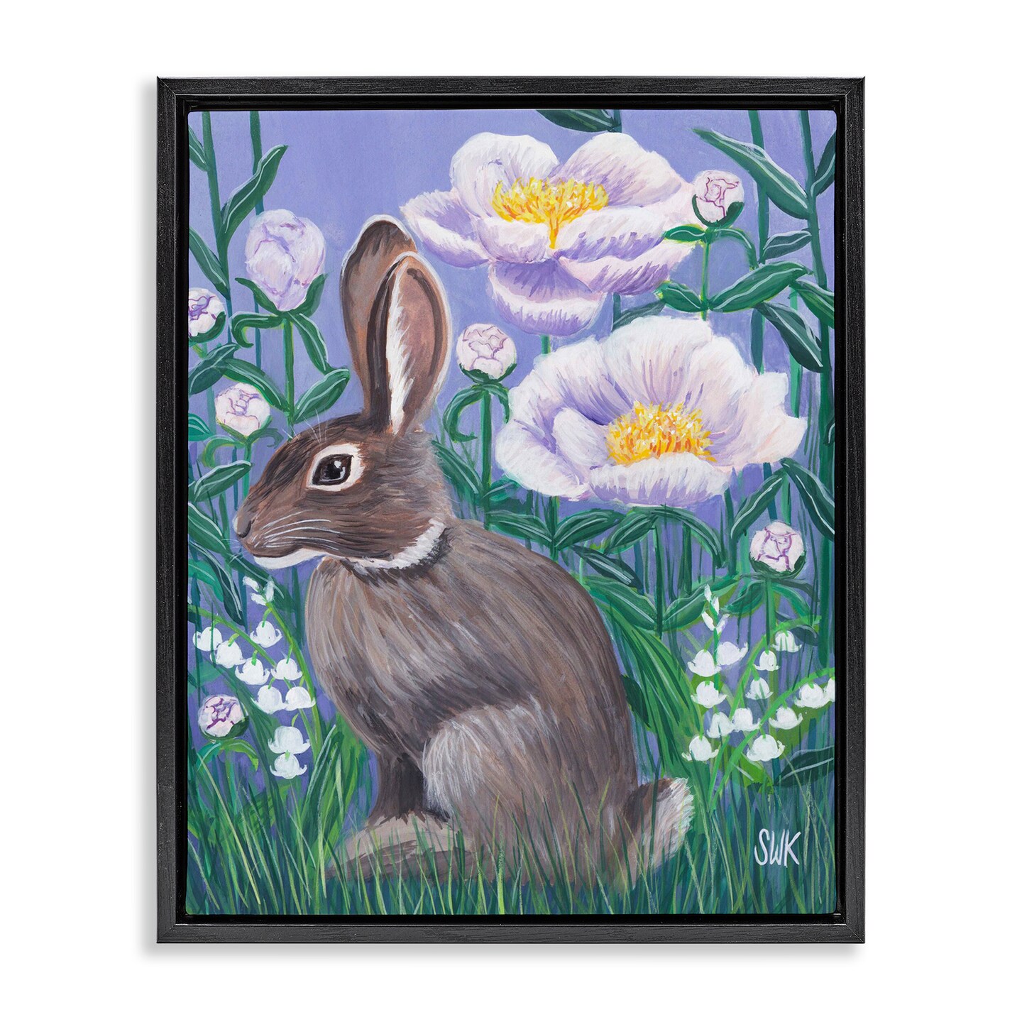 Stupell Industries Cottontail Rabbit at Dusk Floating Frame By Sarah ...