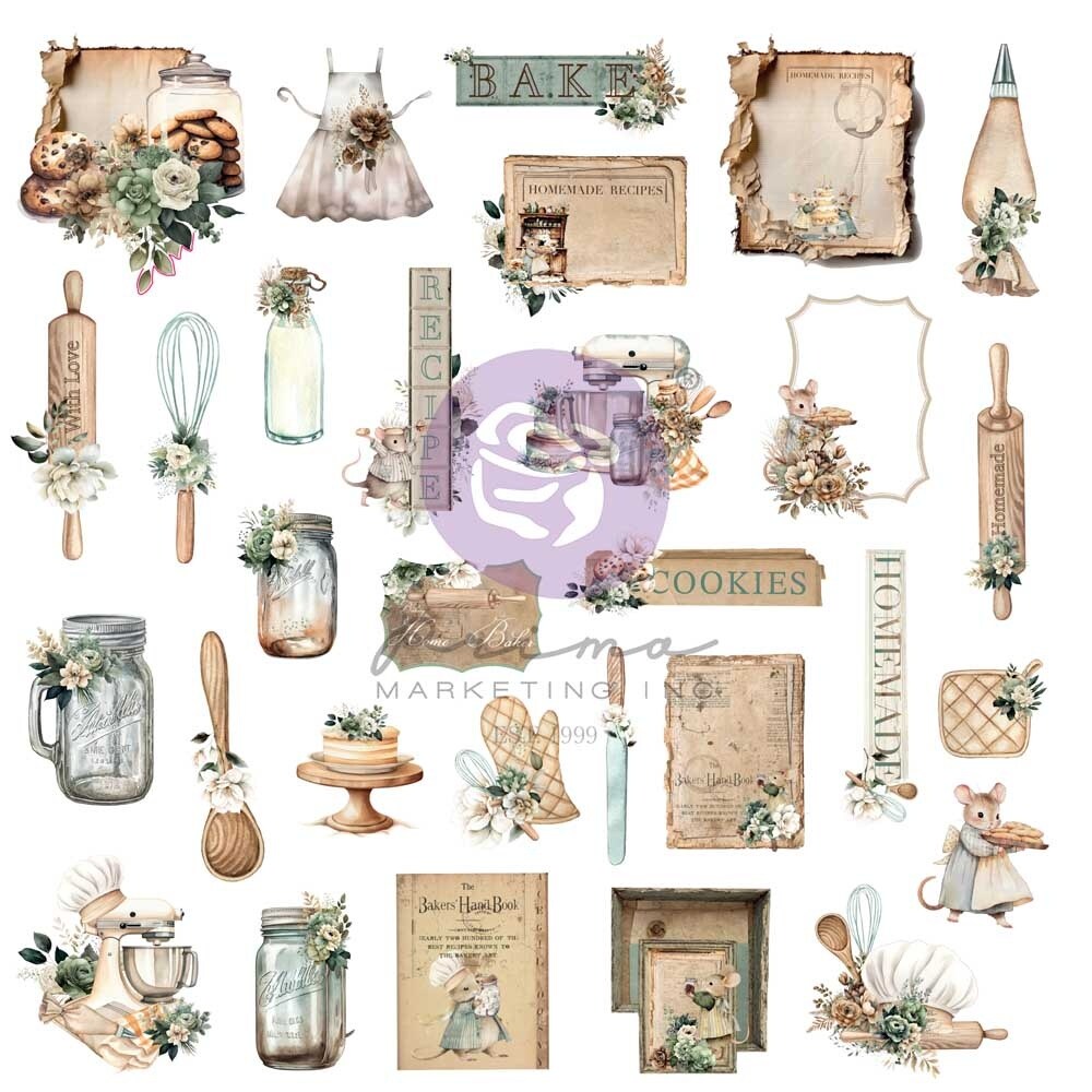 The Home Baker Ephemera 60/Pkg-The Baker&#x27;s Box