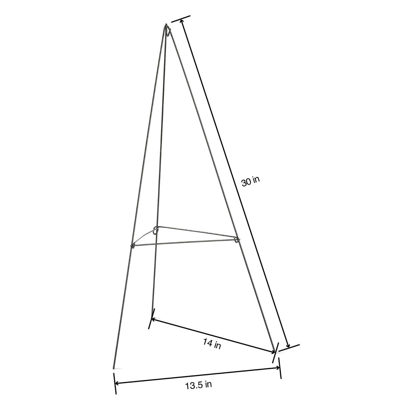 FloraCraft All-Purpose Sturdy Wire Easel-13.5"X14"X30"